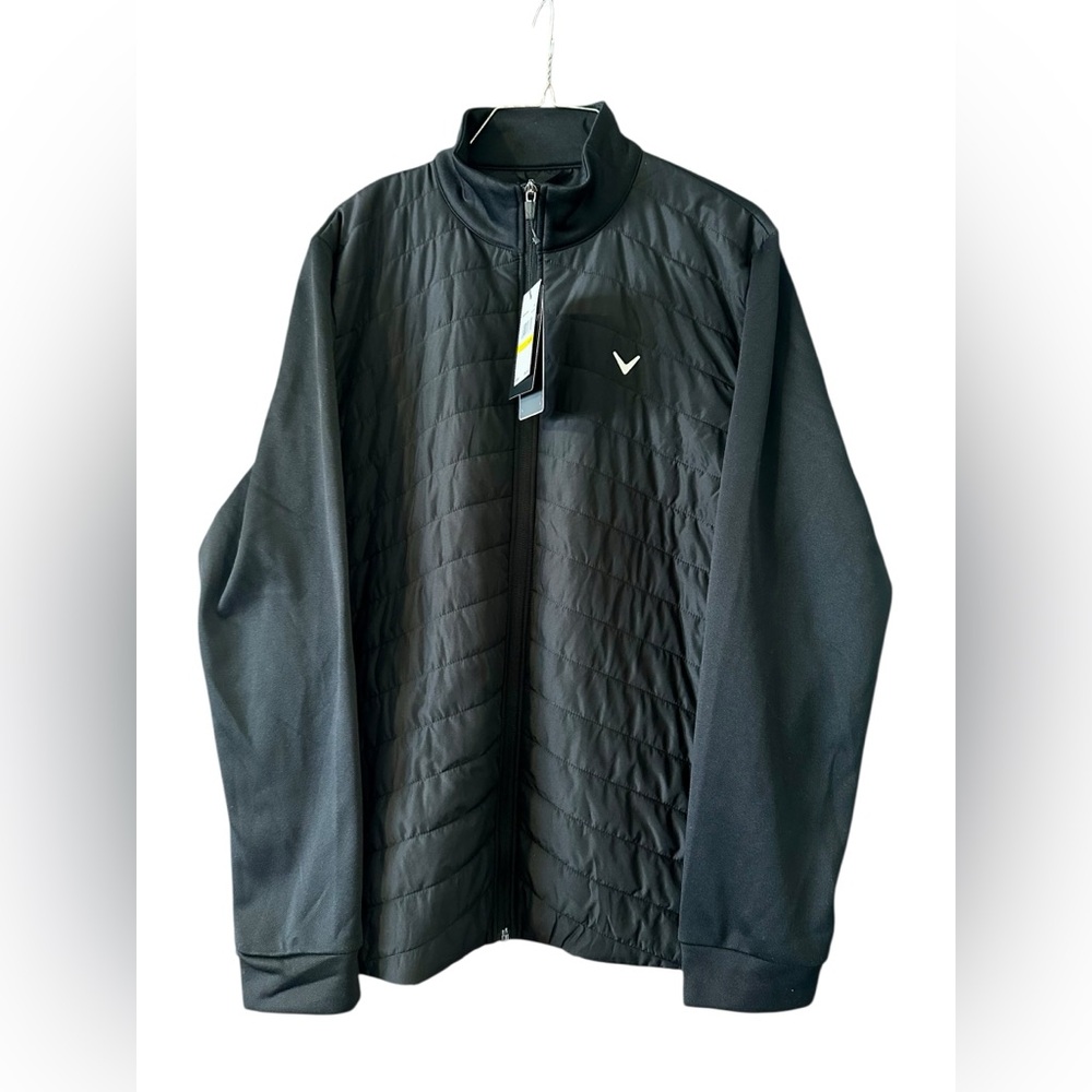 Callaway Men's Quilted Puffer Full Zip Golf Jacket Size M - NWT - Picture 2 of 12